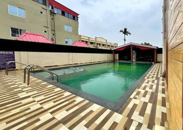 Swimming pool at Mandarmani Resort