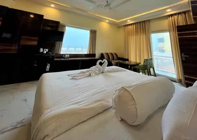 Sea view room interior at Mandarmani Resort