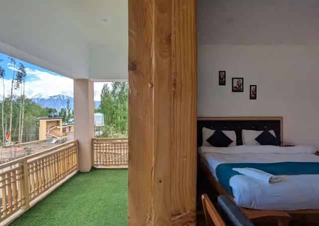 Leh Retreat Room Interior With Balcony