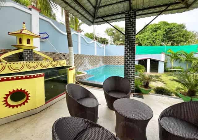 Seating area at Burul Retreat