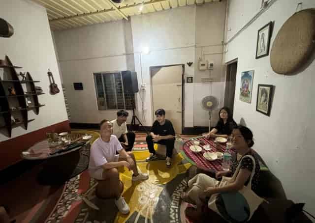 Seating area at Siliguri Homestay