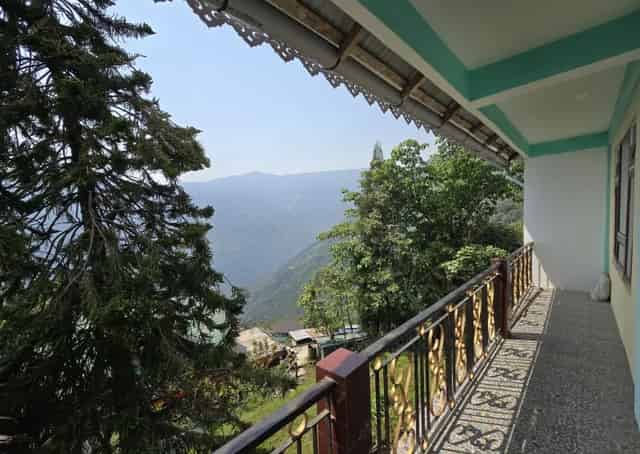 View from Balcony at Darjeeling Homestay