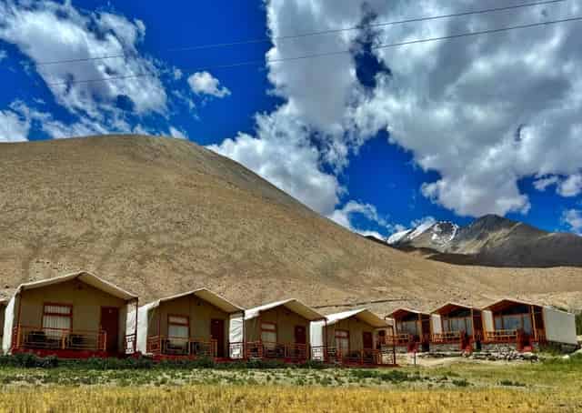 Mountain Amidst Panging Glamping Ground