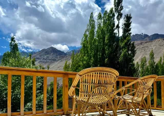 Alchi Retreat Mountain View From Balcony