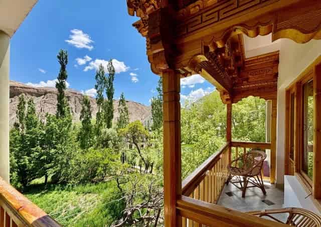 Alchi Retreat Balcony view