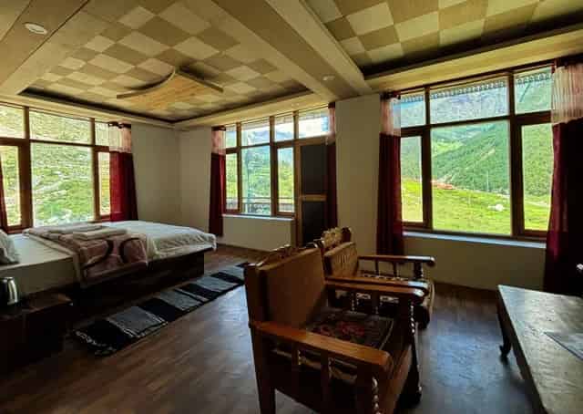 Chitkul Retreat Room Interior