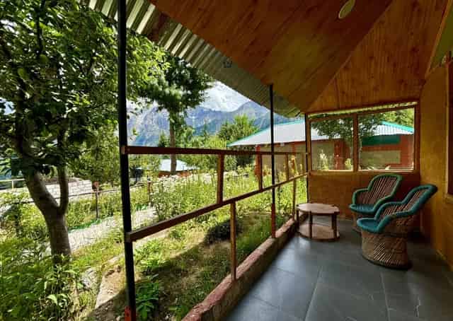 Kalpa Eco Stay Mountain View From Balcony