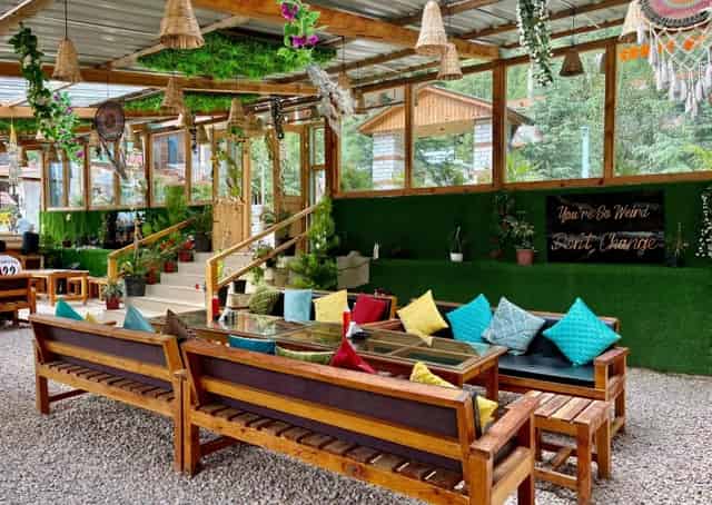 Katagla Hostel Riverside Cafe Interior
