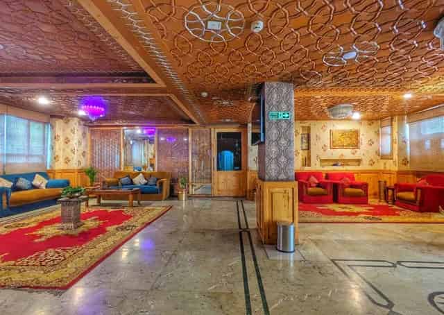Seating area at Srinagar Guest Inn