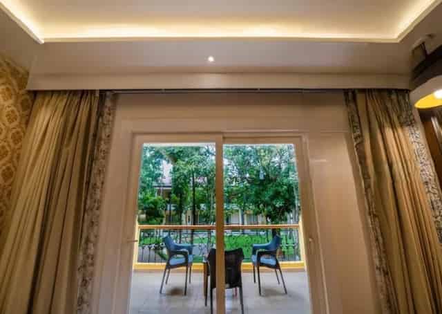 View from room at  Santiniketan Resort