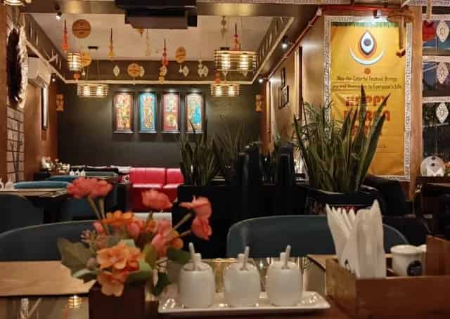 Restaurant area at Sahibganj Guest Inn