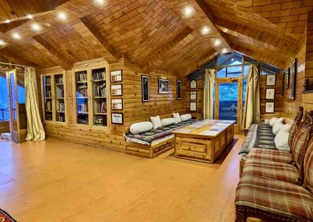 Kalpa Retreat Library Interior