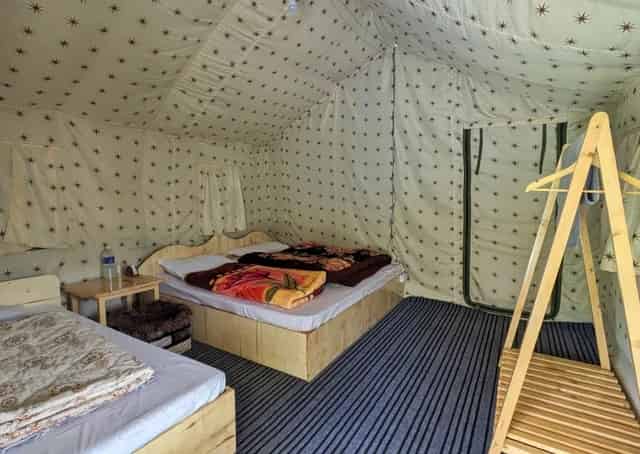 Gurez Glamping Ground Cottage Interior