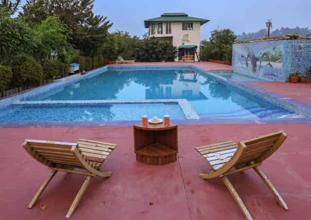 Jim Corbett Resort Swimming Pool Area
