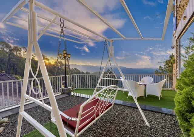 Seating area at Kasauli Retreat