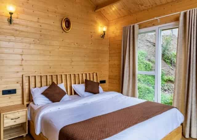  Dhanolti Resort Cottage Interior
