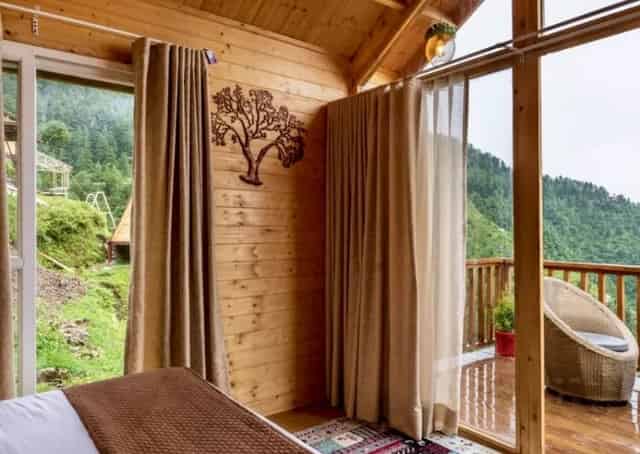  Dhanolti Resort Cottage Interior