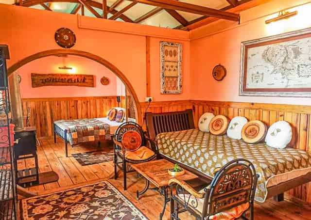 Landour Boutique Stay Room Interior