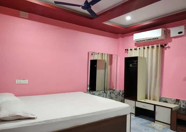 Room interior at Mandarmani Guest Inn
