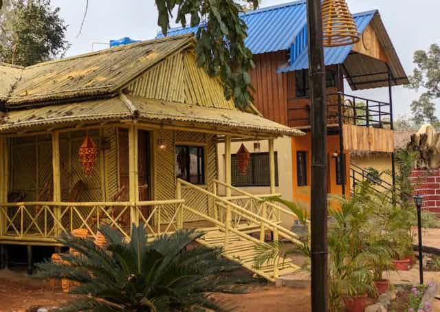  Bamboo Cottage Exterior at Similipal Eco Stay