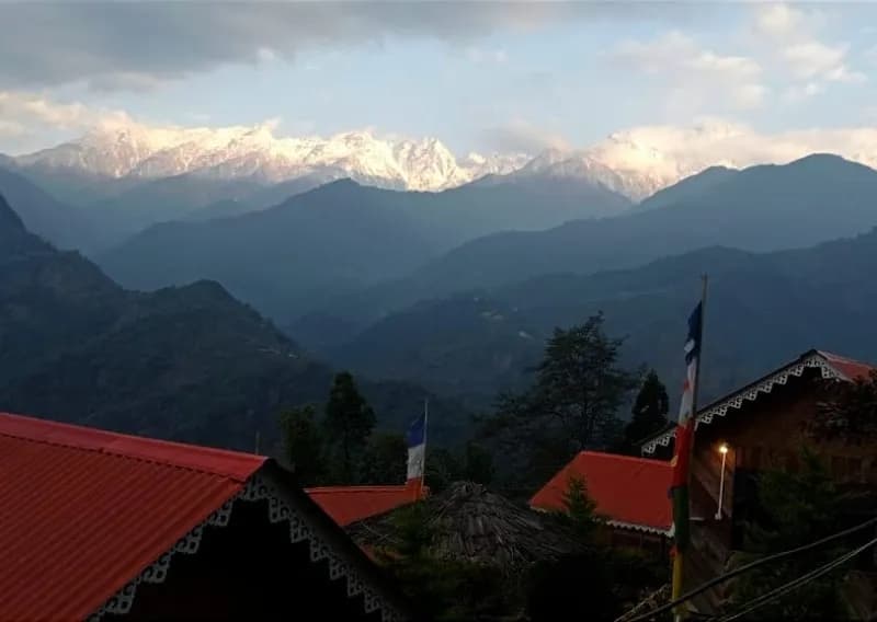 View from Lower Borong homestay@izifiso
