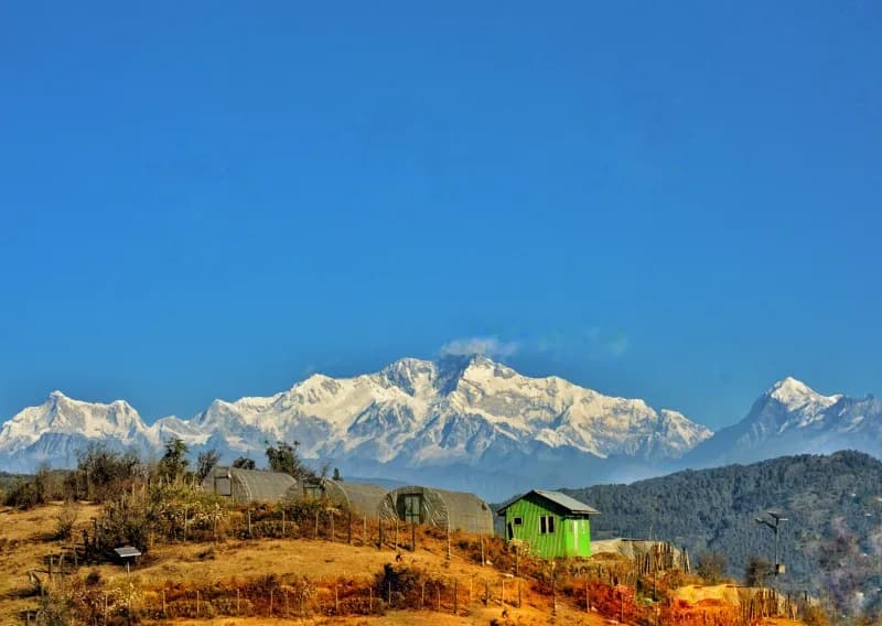 Kanchanjungha view from Chitrey view point. 