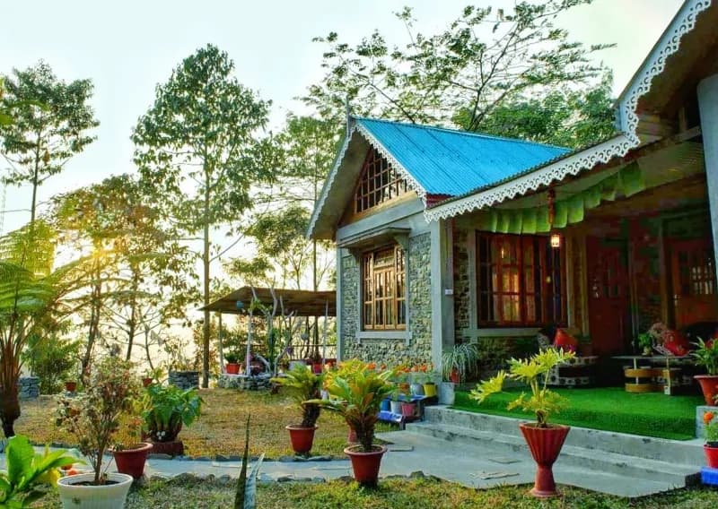 Chuikhim Homestay during sunset 