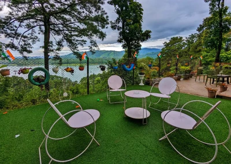 Outdoor Seating area at Umiam Lake Guest Inn