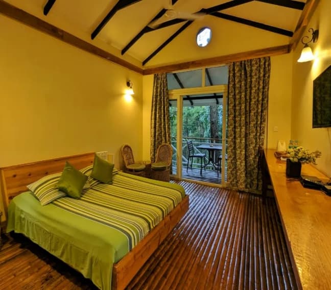 Cottage Interior at Umiam Lake Eco Stay