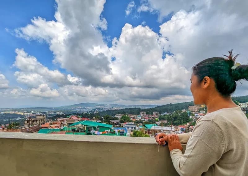 Terrace View from Shillong Guest Inn 