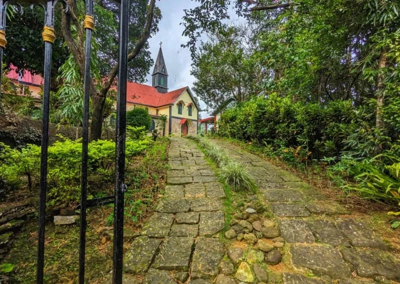 Church of Epiphany near Mawlynnong Guest inn