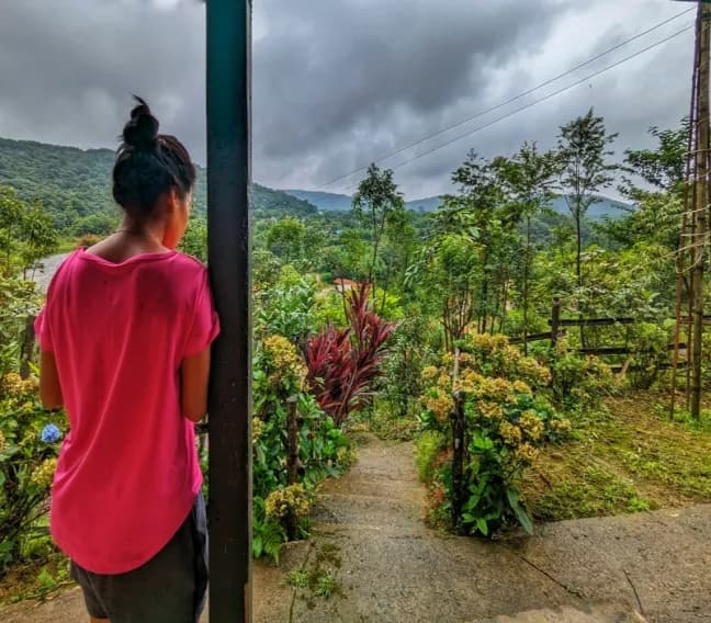 View from Siatbakon Camping Ground