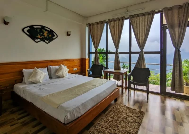 Room interior at Cherrapunji Resort