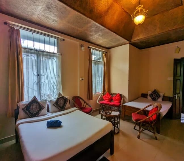 Room interior at Cherrapunji Guest Inn