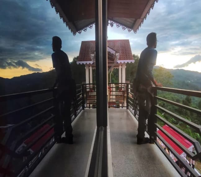 veranda view at Sittong Homestay