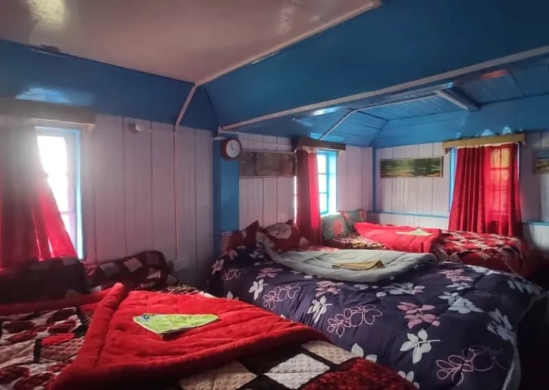 room interior at Sandakphu Homestay
