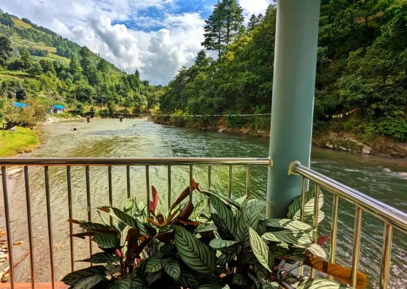 View from Sangti Homestay, Dirang