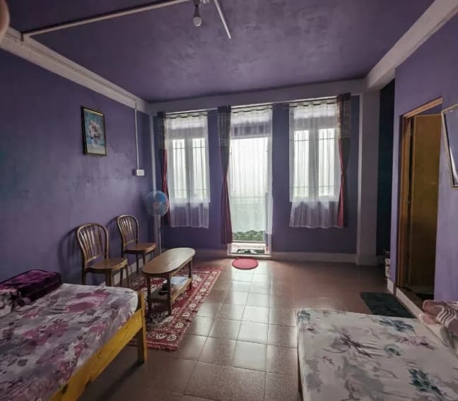 room interior at Cherrapunji homestay