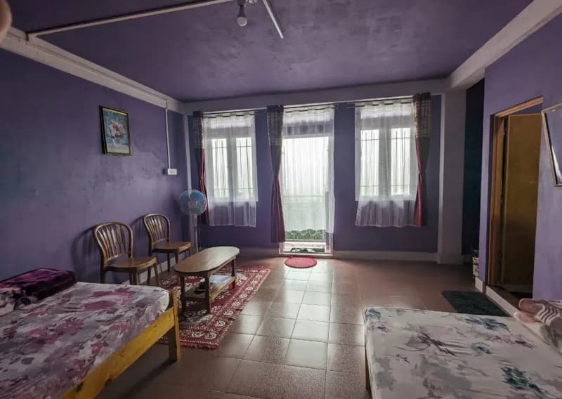 room interior at Cherrapunji homestay