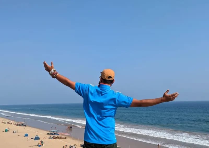 Rooftop View in Gopalpur Guest Inn