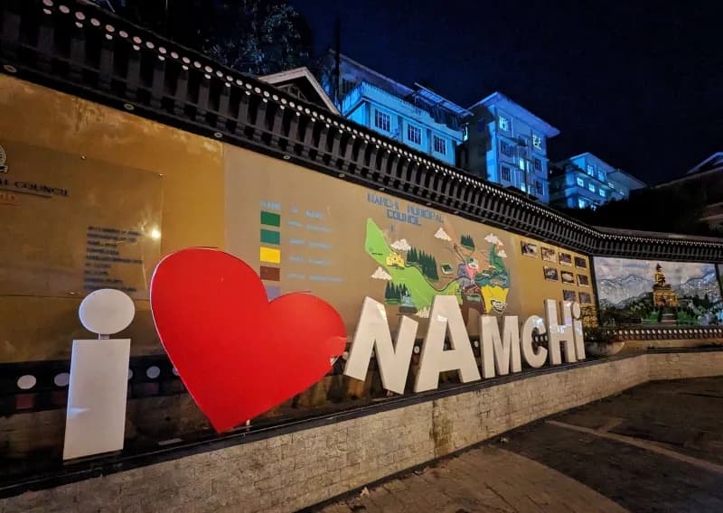 Namchi Market near Homestay