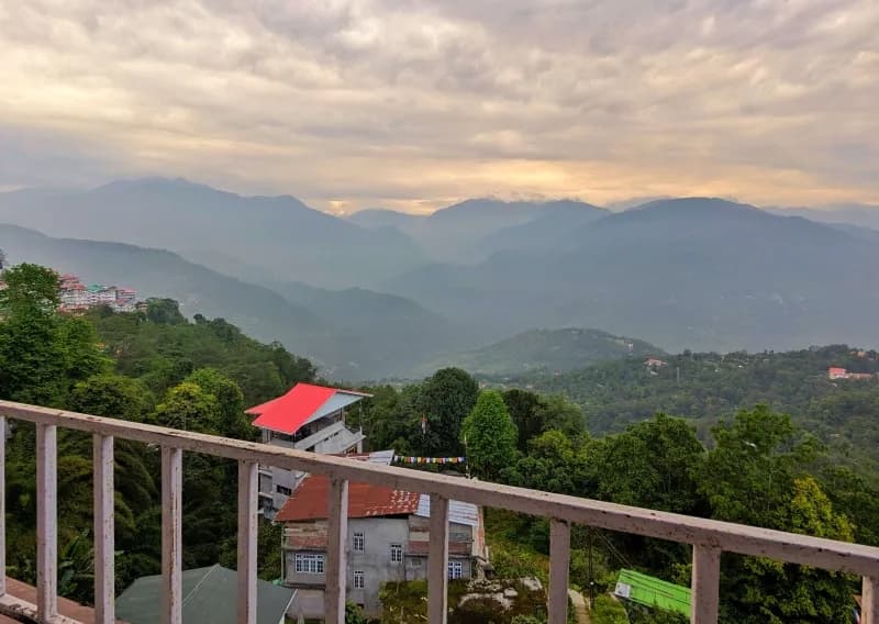 View from Pelling Guest Inn