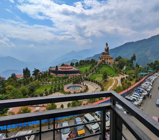Buddha Park View from Ravangla Guest Inn