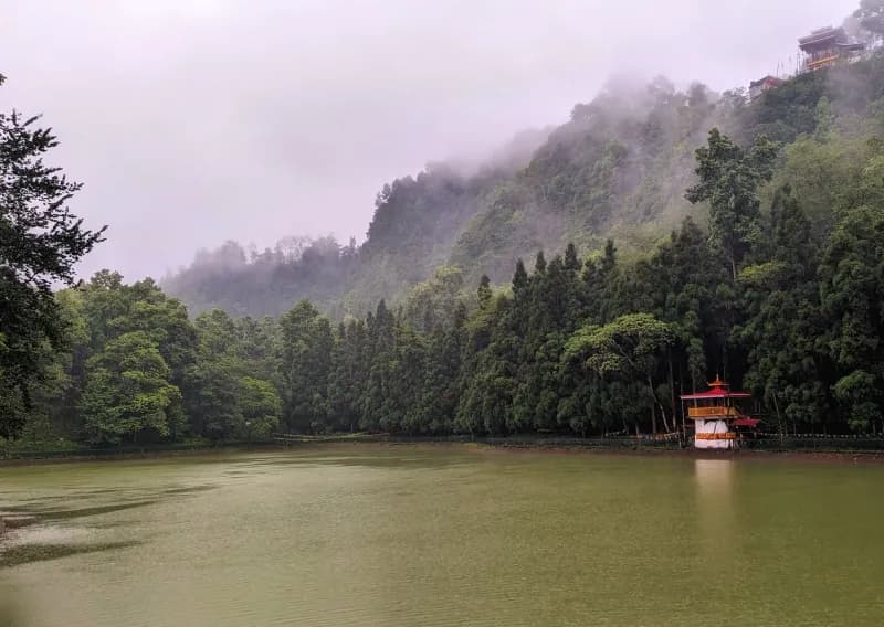 Lake view at Lampokhri Lake View Homestay