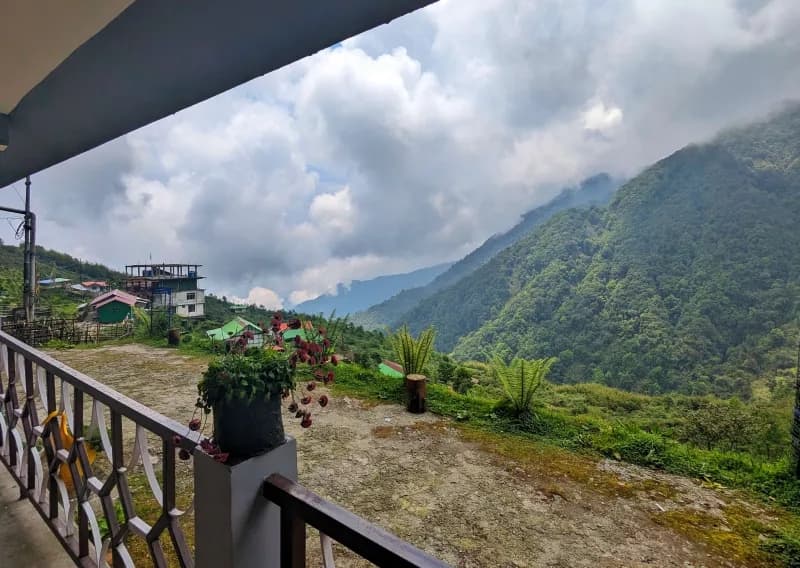 View from Zuluk Homestay
