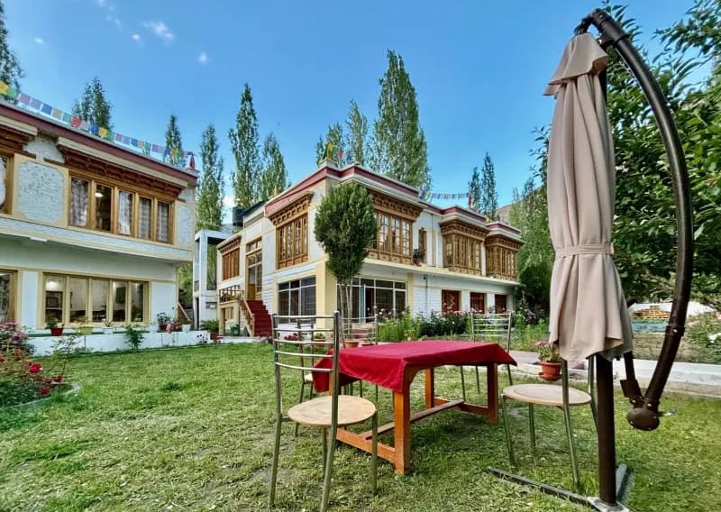 Outdoor seating area at Sumoor Retreat