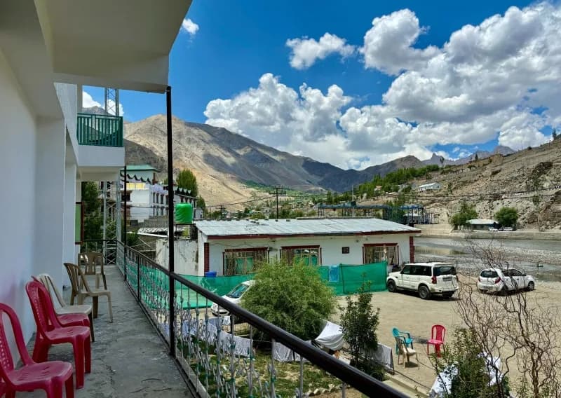 River Suru And Mountain View From Kargil Guest Inn