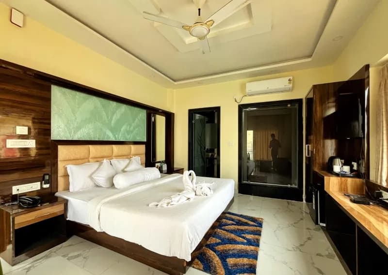 Sea view room interior at Mandarmani Resort