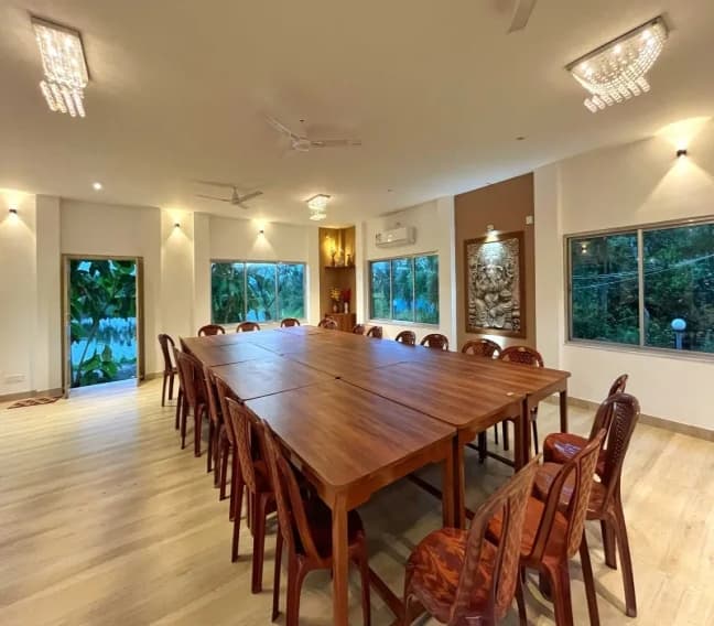 Dining area at Bagnan Eco Stay