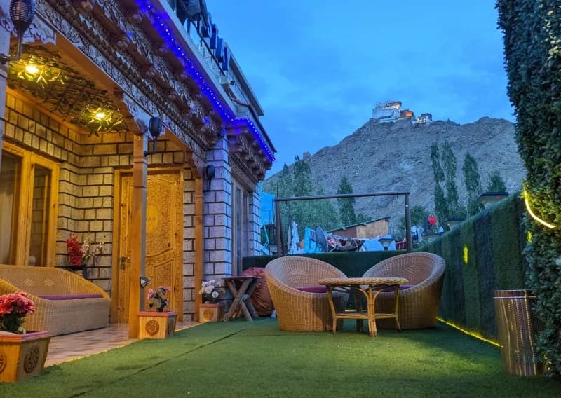 Leh Homestay Seating Area